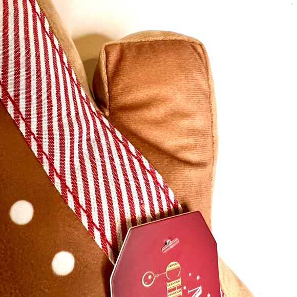 Christmas Gingerbread House Shaped Throw Pillow Cushion Peppermint Candy - Picture 9 of 12